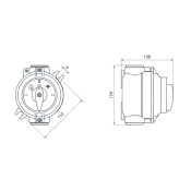 Interrupteur Métal 4 Pôles ATEX 16A IP66