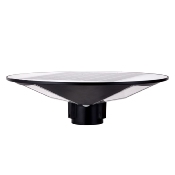 Luminaire LED Solaire Rond 90W 9000 lm IP67 avec Détecteur de Présence