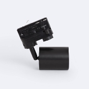 Spot LED Mallet Dimmable 10w Noirpour Rail Triphasé