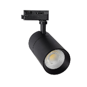 Spot LED Mallet 20w Dimmable Noir pour Rail Monophasé 
