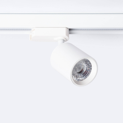 Spot LED Mallet 10w Dimmable Blanc pour Rail Monophasé 