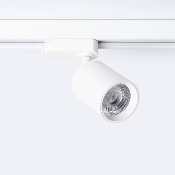 Spot LED Mallet 10w Dimmable Blanc pour Rail Monophasé 