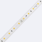 Ruban LED SMD2835 220V AC 60LED/m IP65 Vert Largeur 12mm  Coupe tous les 100cm