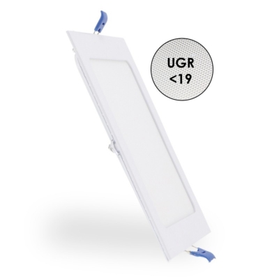 Dalle LED Carré Pro 12w CCT Coupe 150x150mm