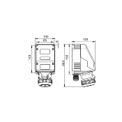 Prise Electrique Murale ATEX 2P+T 16A IP66