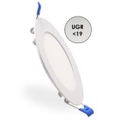 Dalle LED Ronde Pro 6w CCT Coupe 110mm