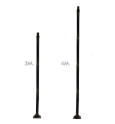 Colonne Acier galvanisé pour luminaire Eclairage Public 3M/4M Démontable 