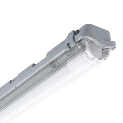 Réglette Etanche Slim pour 1 tube LED  1200mm PC/PC connexion Latérale