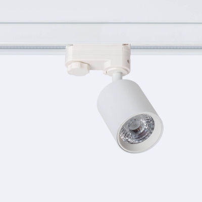 Spot LED Mallet Dimmable 10w Blanc pour Rail Triphasé