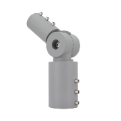 Adaptateur orientable 90° Ø60mm  pour luminaire Eclairage Public Gris