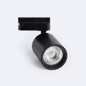Spot LED Mallet 10w Dimmable Noir pour Rail Monophasé 