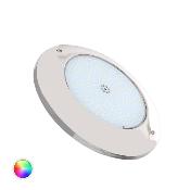 Spot LED Piscine en Saillie RGB12V DC 35W Acier Inox