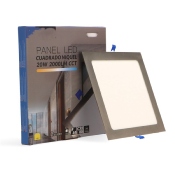 Dalle LED Carré Silver 20w CCT Coupe 205x205mm