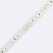 Bobine Ruban LED Couleur Dimmable 220V SMD2835  50m 60led/m Largeur 12mm IP65 Coupe tous les 100cm