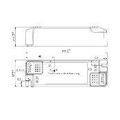 Driver LIFUD 220-240V Sortie 33-40V 1000mA 40W No Flicker
