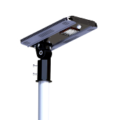 Tte Lampadaire LED Solaire 10W 160lm/W avec Dtecteur de mouvement PIR
