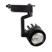 Spot LED Dora 30w Noir pour Rail Monophasé