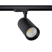 Spot LED Mallet 30w  Dimmable Noir pour Rail Monophasé