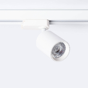 Spot LED Mallet 10w Dimmable Blanc pour Rail Monophasé 