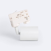 Spot LED Mallet Dimmable 10w Blanc pour Rail Triphasé