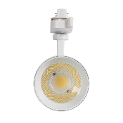 Spot LED Mallet 20w Dimmable Blanc pour Rail Monophasé 
