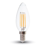 Ampoule LED E14 Filament Candle 4W