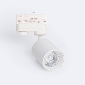 Spot LED Mallet Dimmable 10w Blanc pour Rail Triphasé