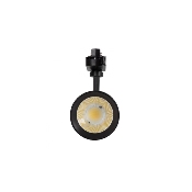 Spot LED Mallet 30w  Dimmable Noir pour Rail Monophasé