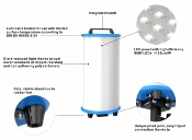 Ballon d'Eclairage LED 360° Mobile 120W 15 000 lumens IP65 