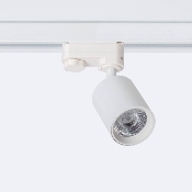 Spot LED Mallet Dimmable 10w Blanc pour Rail Triphasé