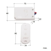 Interrupteur simple avec Contrôle Télécommande RF