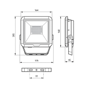 Projecteur LED Philips Mini 20w BVP164 G3