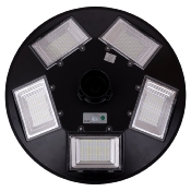 Luminaire LED Solaire Rond 150W 15000 lm IP67 avec Détecteur de Présence