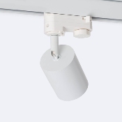Spot LED Mallet Dimmable 10w Blanc pour Rail Triphasé