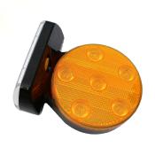 Lampe Flash LED Solaire Magnétique pour Panneau de Signalisation