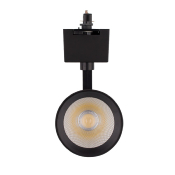 Spot LED Bertha 30w Noir LIFUD pour Rail Triphasé
