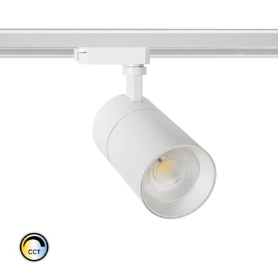 Spot LED Mallet 20w Dimmable CCT Sélectionnable pour Rail Monophasé 