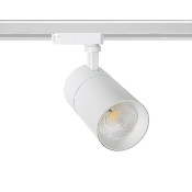 Spot LED Mallet 30w Blanc pour Rail Monophasé 