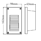 Balise LED Cooper 3W Grise