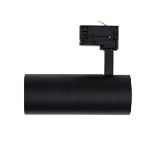 Spot LED Bertha 30w Noir CCT pour Rail Triphasé