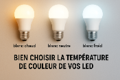 Bien choisir la temprature de couleur de vos LED