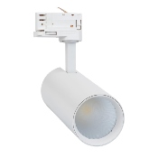 Spot LED Bertha 30w Blanc LIFUD pour Rail Triphasé