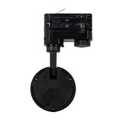 Spot LED Mallet Dimmable 30w Noir pour Rail Triphasé
