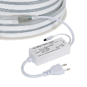 Bobine Gaine Néon LED Flexible Dimmable 11W/m 220V AC 60led/m  50m 180° IP67 RGB  Coupe tous les 100cm