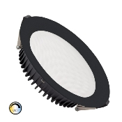 Downlight LED Rond 20W Samsung Aero CCT 130lm/w Microprismatique Coupe Ø 155mm