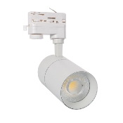 Spot LED Mallet Dimmable 30w Blanc pour Rail Triphasé