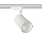 Spot LED Mallet 30w Blanc pour Rail Monophasé 