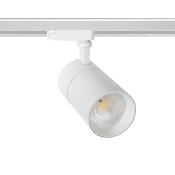 Spot LED Mallet 20w Dimmable Blanc pour Rail Monophasé 