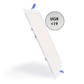 Dalle LED Carré Pro 20w CCT Coupe 205x205mm