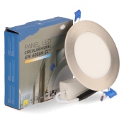 Dalle LED Ronde  Silver 6w CCT Coupe 100mm